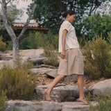 Vivi Bermuda Short | Wheat Check
