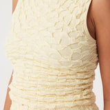 Mila Reversible Textured Tank - Butter