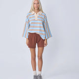 Oversized Polo - Ocean