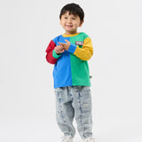 Splice Colour Block Long Sleeve - Primary