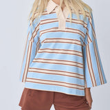 Oversized Polo - Ocean