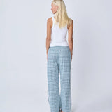 Racer Pant - Blue Plaid