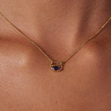 Nyra Iolite Gold Necklace
