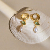 Juniper Apatite Gold Huggies
