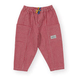 Twist Stripe Kit Pocket Pant - Red