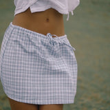 Bare Road - Fleur Skirt in Cloud Plaid