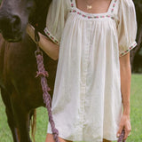 Gabby Mini Dress - Macadamia