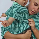 Cool Mint Stripe Tee - Adults