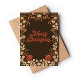 Merry Christmas Flannel Flower