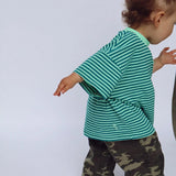 Cool Mint Stripe Tee - Kids