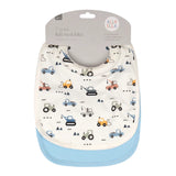 Roll Neck Bibs 2pk - Diggers