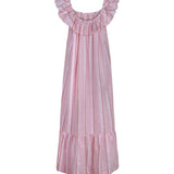 Bisset Maxi - Pink Seersucker