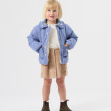 Wild Strawberry Gingham Padded Jacket - Classic Blue