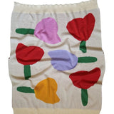 Forget Me Not Knitted Baby Blanket