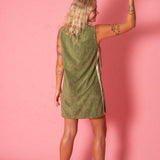 Terry Dress Olive