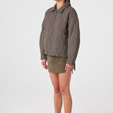 Matteo Jacket - Espresso Check