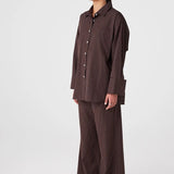Rae Shirt - Espresso Stripe