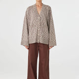 Emmet Cardigan - Chocolate & Cream