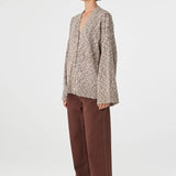 Emmet Cardigan - Chocolate & Cream