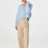 Liora Fluffy Cardigan - Sky