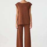 Poppy Tie Side Top - Clay