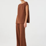 Poppy Tie Side Top - Clay