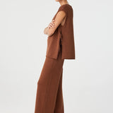 Poppy Tie Side Top - Clay