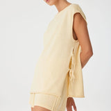 Poppy Tie Side Top - Butter