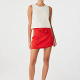 Pippa Mini Skirt - Cherry Red
