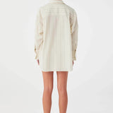 Rae Shirt - Olive Stripe