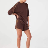 Pippa Oversized Tee - Espresso