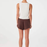 Pippa Drawstring Short - Espresso