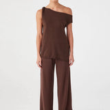 Olympia Asym Top - Espresso