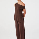 Olympia Asym Top - Espresso