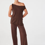 Olympia Asym Top - Espresso