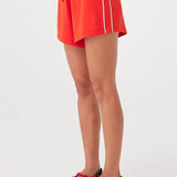Pippa Drawstring Short - Hibiscus