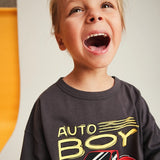 Auto Boy Tee - Washed Black