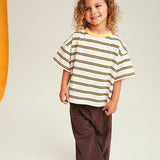 Striped Tee - Yellow