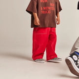 MMM TEE in BROWN/RED