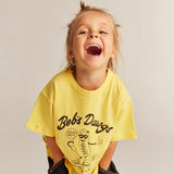 BOB'S DAWGS TEE in YELLOW