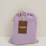 Baby Muslin Cot Sheet | Lavender