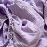 Baby Muslin Cot Sheet | Lavender