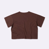 MMM TEE in BROWN/RED