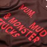 MMM TEE in BROWN/RED