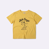 BOB'S DAWGS TEE in YELLOW