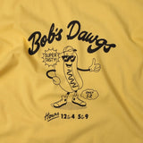 BOB'S DAWGS TEE in YELLOW