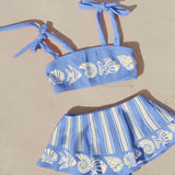 Blue Holiday Bikini Set
