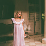 Bisset Maxi - Pink Seersucker