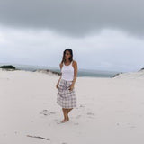 Remi Midi Skirt - Juniper Check