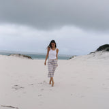 Remi Midi Skirt - Juniper Check